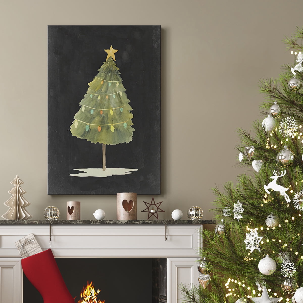 Christmas Glow I- Gallery Wrapped Canvas