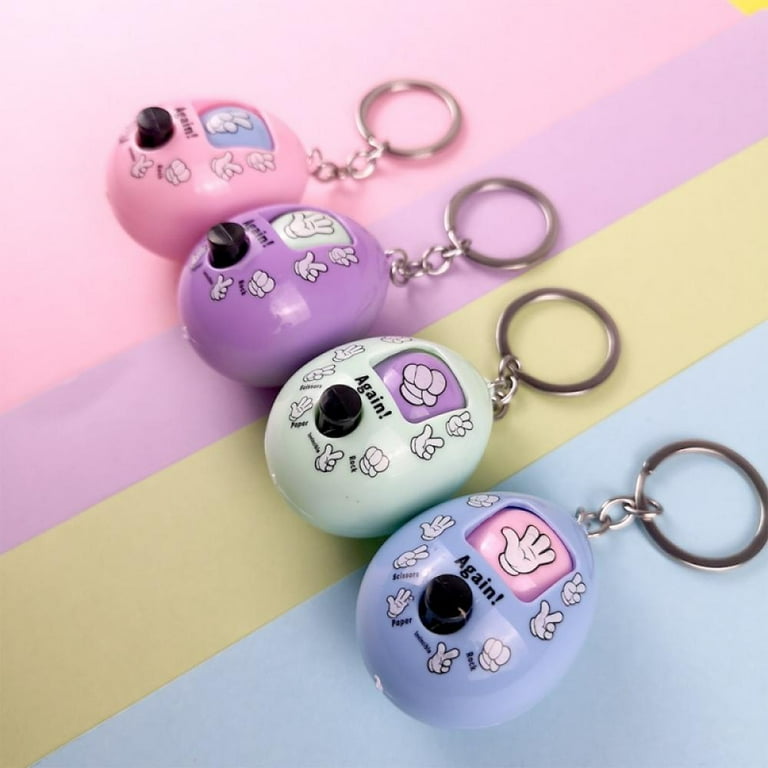 Rock paper scissors keychain sale
