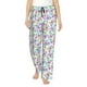 thumbnail image 1 of Balery Butterflies on Polka Dots Pantalones de pijama para mujer, pijamas ultraligeros, pantalones de estar por casa-3X-Large, 1 of 6