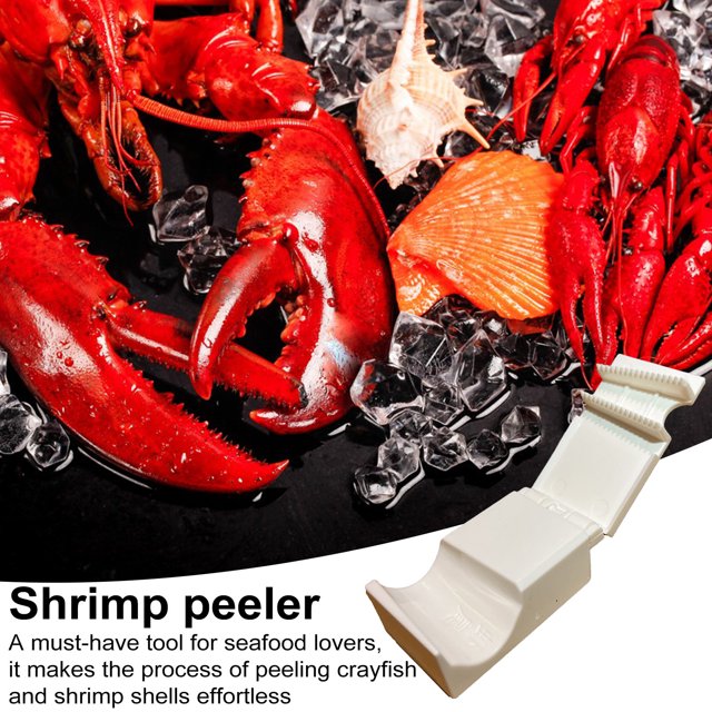 YAOMOBB Easy Shrimp Peeling Tool Effortless Shrimp Peeler Nail Protecting Design Convenient Seafood Tool for Home Kitchen Crawfish Sheller
