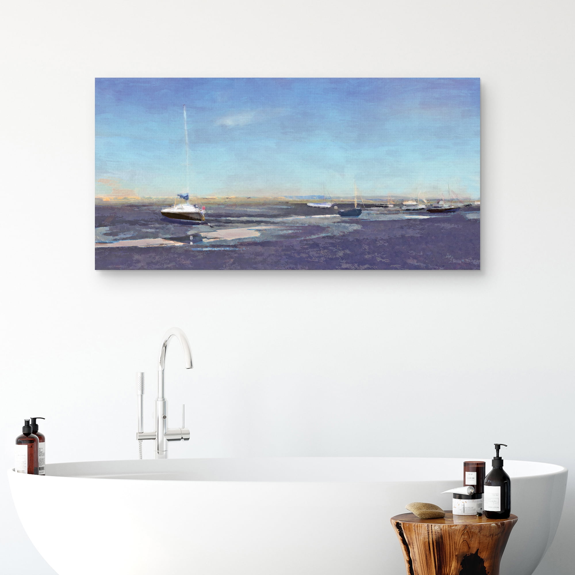 Harbor Masts by Noah Bay Canvas Art Print