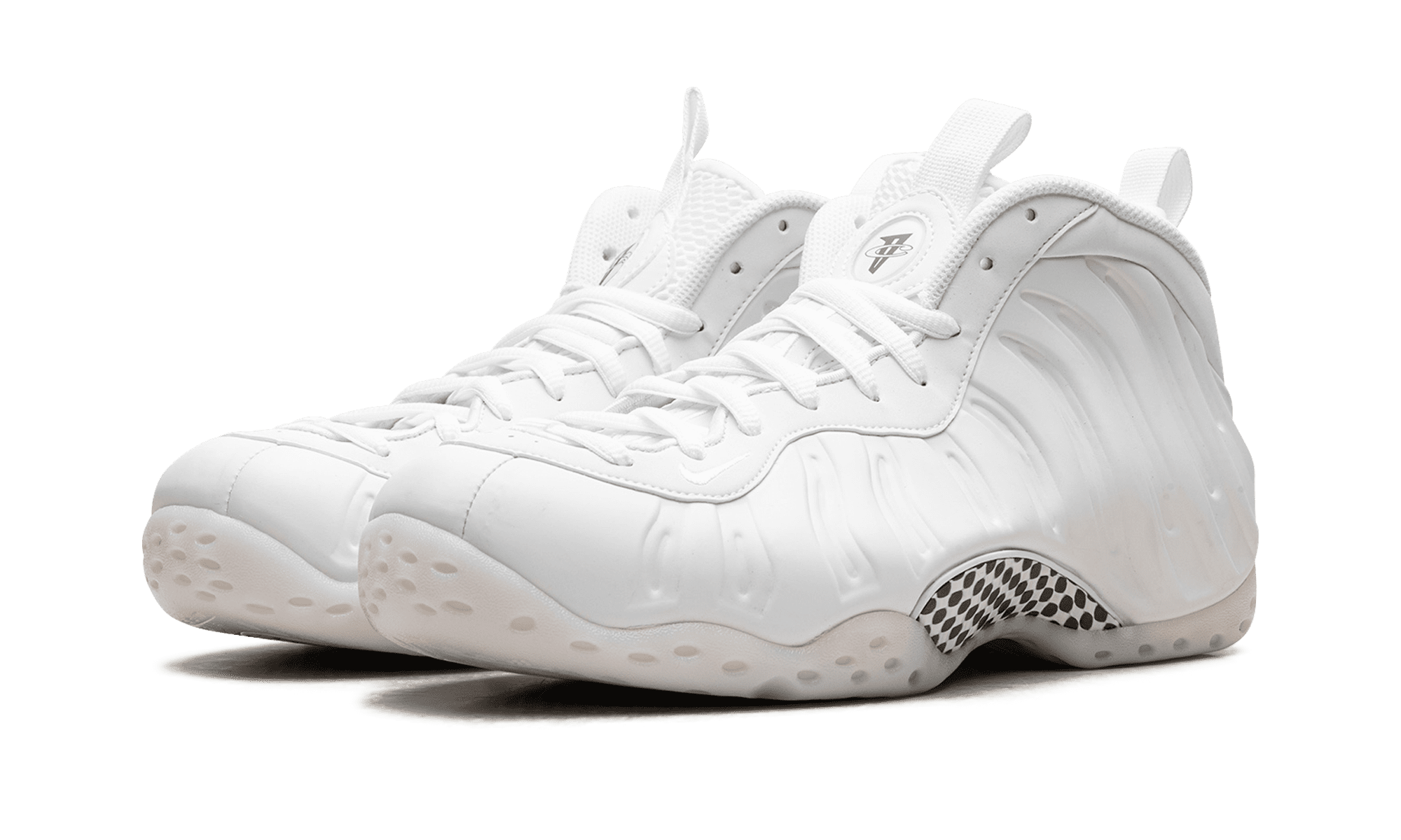 NIKE MENS Air Foamposite One "Triple White" HJ5195 100 HJ5195 100 from Stadium Goods