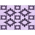 thumbnail image 1 of Ahgly Company Machine Washable Indoor Rectangle Transitional Rebecca Purple Area Rugs, 7' x 10', 1 of 7