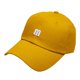 thumbnail image 4 of Sombrero de béisbol BLESIY visera para el cabello clásico informal atlético ejercicio camping viajes amarillo, 4 of 8
