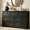 Black, variant on Lofka 6 Drawer Dresser for Bedroom