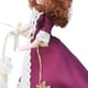 thumbnail image 3 of Miniature Porcelain People Victorian Style Dark Purple Skirt Hat Woman Ceramic Doll for 1/12 Doll House Decoration, 3 of 4