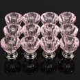 thumbnail image 5 of 12Pcs 25mm Crystal Glass Dresser Drawer Knobs Diamond Plated Shape Door Handle Pull Knobs Cabinet Furniture Handles Knobs, 5 of 6