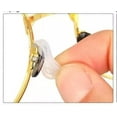 thumbnail image 5 of Nose Pad Covers SlipOn Eyewear Comfort Soft Silicon Large 1pr Clear 18mm, 5 of 5