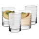 thumbnail image 4 of Vasos de Vidrio Crisa Pueblo Rocks Juego de 8 piezas de 362 ml Xtellar transparente, 4 of 4