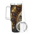 thumbnail image 2 of KLL Vintage Pattern Bald Eagle Print 40oz Stainless Steel Insulated Car Cup Coffee Mug with Spillproof Lid - Keep Your Drink Hot or Cold on the Go, 2 of 8