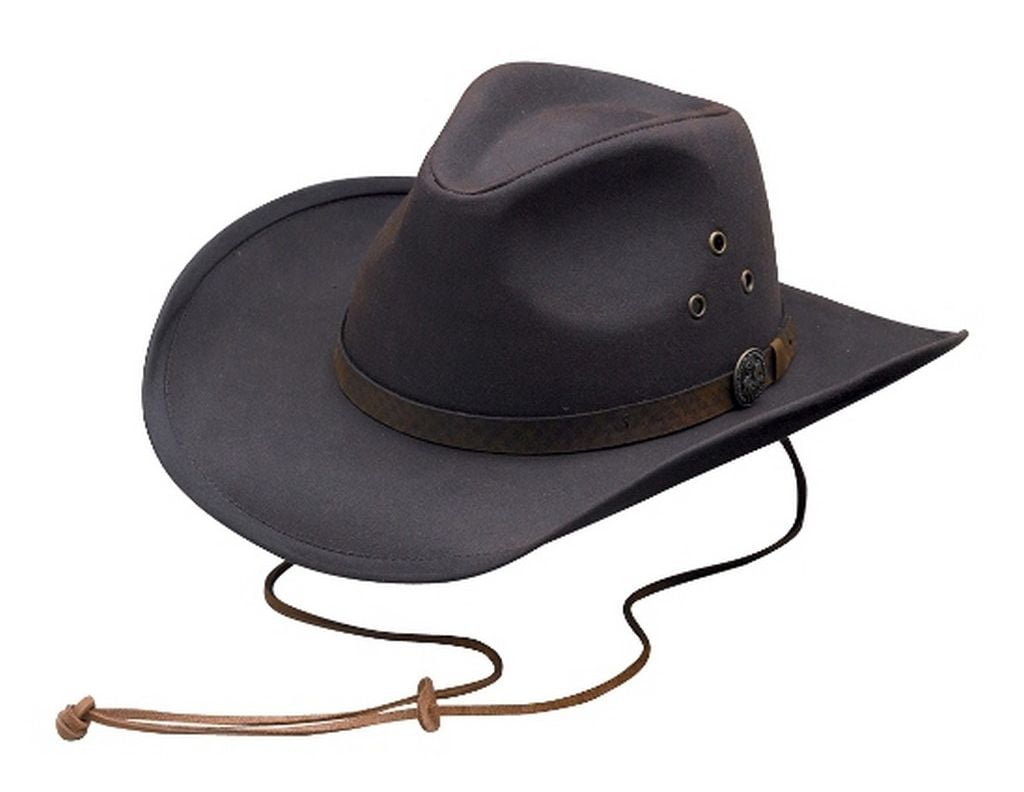 Outback Trading Hat Mens Trapper Oilskin Waterproof Curved Brim 1481