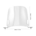 thumbnail image 4 of HONMEET Universal Transparent Motorcycle Windshield for Maximum Wind and Outdoor Use, 4 of 9