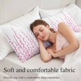 thumbnail image 5 of Pink Body Pillow Covers 20"x54", Polka Dots Watercolor Abstract Art Soft Brushed Microfiber Breathable Throw Pillow Covers, Pillowcase with Zipper for Couch Sofa Bedroom Living Room, 5 of 9