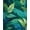 Blue, Pattern 3, variant on ODIKA 8'x10' Artistic Tropical Flora with a Modern Twist Washable Area Rug Non-Shedding, Easy Care, for King Size Bedroom Under Bed, Master Suite
