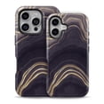 thumbnail image 2 of DesignSkinz Scratch-Resistant Hard Slim Case Compatible with iPhone 12 Pro Max (Compatible with MagSafe) - Vivid Agate Vein Slice Foiled V14, 2 of 9