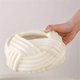 thumbnail image 4 of Ceramic Tissue Box Twine Grain Napkin Carton Toilet Paper Holder Napkin Dispenser Rack Stand Home Decoraction Organizer, 4 of 5