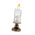 thumbnail image 4 of yotijay Christmas Snow Globe Candle LED Flameless Candle Glittering Christmas Decoration Angel, 4 of 9