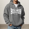 thumbnail image 1 of MHFRRA Sudadera con Capucha, Suave, Cómoda, Estilo Jersey para Uso Informal Al Aire Libre, Ligera, Deportiva, con Cremallera Gris, 1 of 3