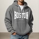 thumbnail image 1 of MHFRRA Sudadera con Capucha, Suave, Cómoda, Estilo Jersey para Uso Informal Al Aire Libre, Ligera, Deportiva, con Cremallera Gris, 1 of 3