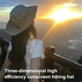 thumbnail image 3 of ZenCart Adults Sun Hat with Adjustable Chin Strap Breathable UV Protection Men Women Outdoor Climbing Hiking Fishing Travel Wide Brim Bucket Hat, 3 of 8