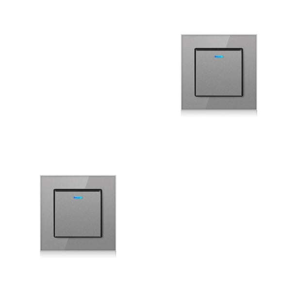 Billuyoard interruptor de la lámpara del panel de luz suministros para el hogar decoración accesorios para el hogar controlador de linterna Gris/Multicontrol 2piezas