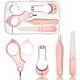 thumbnail image 1 of Kit de cuidado de uñas para bebé, caja de herramientas portátil de acero inoxidable, color rosa,, 1 of 2