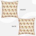 thumbnail image 3 of Haiem Autumn Pears Print Velvet Soft Solid Decorative Square Throw Pillow Covers Set with Elegant Piping Christmas Cushion Case for Sofa Bedroom Car-18"x18", 3 of 8