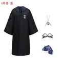 thumbnail image 3 of Uniforme escolar de Marfa, disfraz de Hogwarts, túnicas mágicas, capa de Gryffindor, suéter de Hufflepuff, corbata de Slytherin, falda de Hermione, 3 of 5