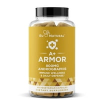 Armor 2 Andrographis Pure 800 Mg – Healthy Immune System Function, Physical Wellness, Potent Strength for Seasonal Protection – Full-Spectrum & Standardized – 60 Vegan Soft Capsules