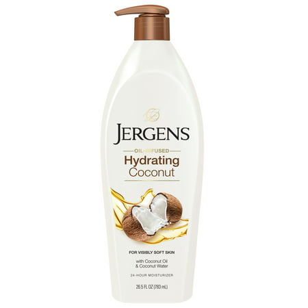 Jergens Hydrating Coconut Body Lotion for Dry Skin, 26.5 fl.