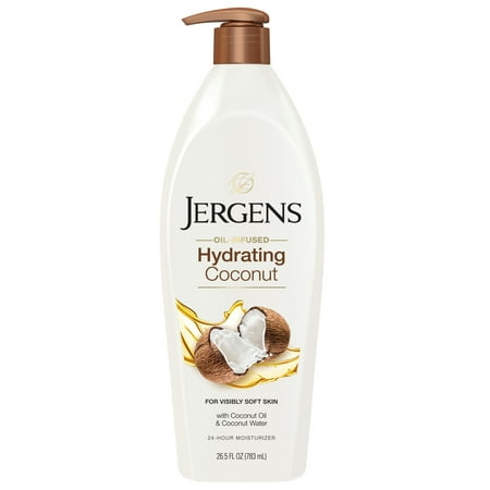 Organic Coconut Oil Moisturizer - Jergens Hydrating Coconut Dry Skin Moisturizer 26.5 fl. oz