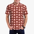thumbnail image 3 of Balery Cute Pig with Coins Printed Men’s Short Sleeve Polo Shirt, Midweight Men's Shirt,Golf Polo shirts -XX-Large, 3 of 9