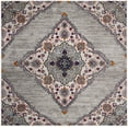 thumbnail image 2 of Safavieh Madison Frazier Floral Area Rug, Light Gray/Fuchsia, 6'7" x 6'7" Square, 2 of 10
