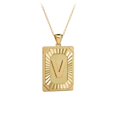 thumbnail image 1 of Initial Tag Necklace, 1 of 3