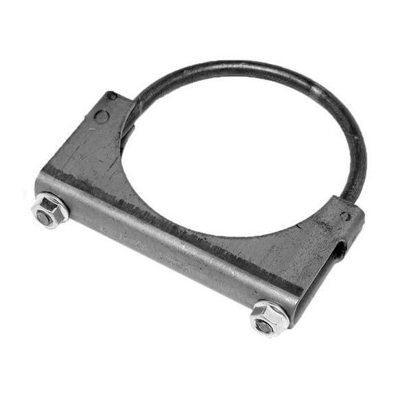 Walker Exhaust Exhaust Clamp 35774 OE Replacement; U-Bolt Clamp; 4 Inch Diameter; Heavy Duty; Steel; Single