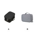 thumbnail image 3 of Naiovety Bolsa de almacenamiento Bolsas portátiles livianas Oficina Mujeres Paquete Banco Cable USB Disco flash Discos duros para viajes Almacenamiento y organización del hogar Gris, 3 of 6