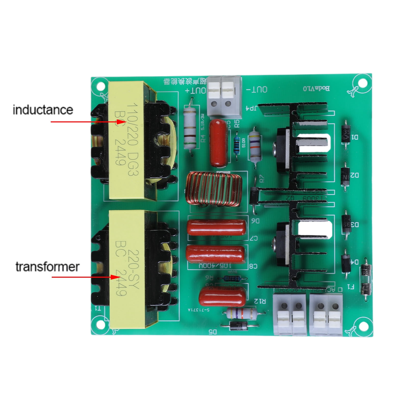 Ultrasonic Cleaner Circuit Board Kits, 150W 40KHz Power with 3 Transducers for Efficient Cleaning