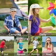 thumbnail image 5 of Sukeen Sun Visor Hats for Kids Girls Boys Elastic Fit Sports Visor UPF50+ Lightweight Sun Visor, 5 of 8