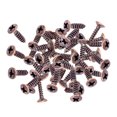 thumbnail image 2 of 50x Tornillos de Montaje para Guitarra Eléctrica ST SQ - Cobre 3x12mm Sunnimix Tornillos de montaje del golpeador, 2 of 8