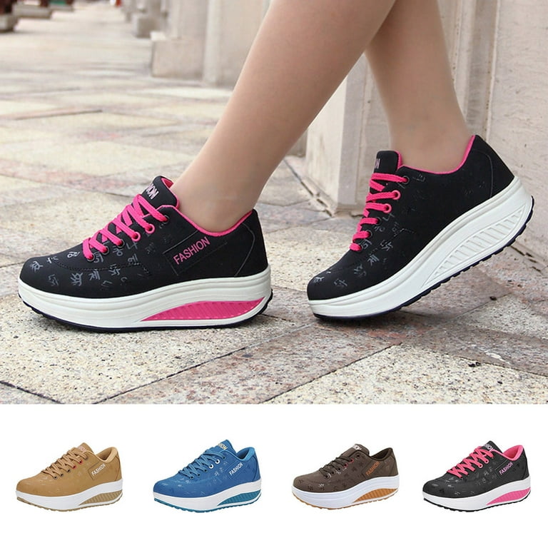 Up to 30% off, Zanvin Women's Fashion Sneakers Clearance Casual Work Shoes  Non Slip Running Shoes Athletic Sneakers Thick Soled Sports Walking Shoes,  ...