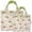 (Set of 2), Hedgehogs, variant on Large & Small Allybag Foldable & Lightweight Reusable Grocery Bags (Set of 2), Leopard Beige