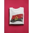 thumbnail image 3 of Flag Of Angola Sweatshirt Men -Image by Shutterstock, Male 3X-Large, 3 of 4