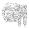 thumbnail image 2 of WEAIXIMIUNG Kid DIY Hand Painted Homewear Set Colouring Pajama Sets For Boy And Girl Can Play With And Wear 7Y, 2 of 3