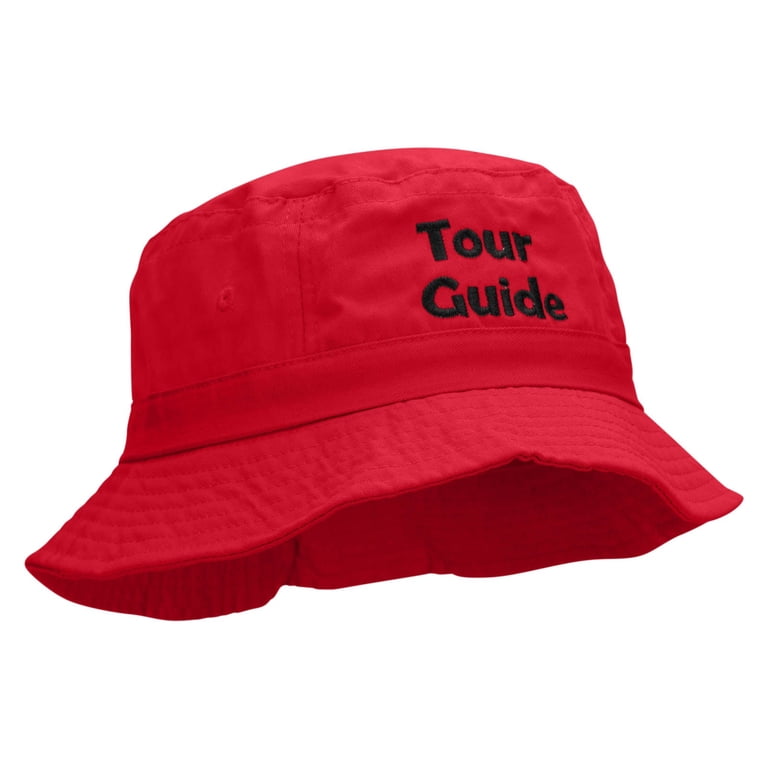 Red Graphic Bucket Hat Power Graphic Red Bucket Hat – Visuals By Jess main image 3