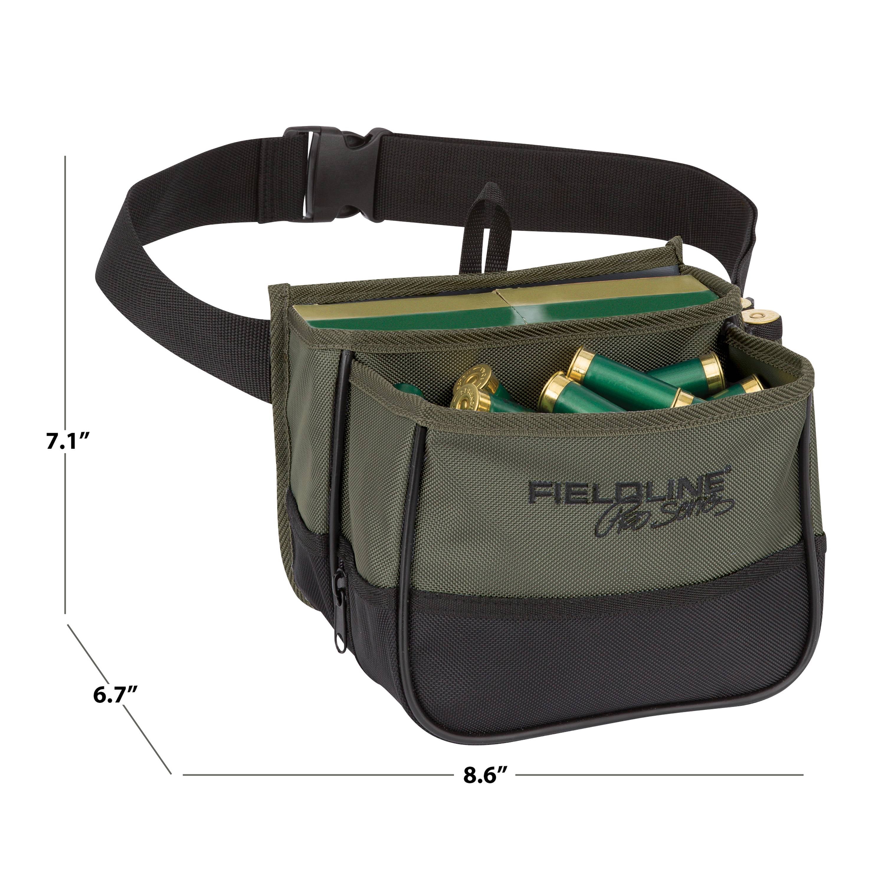 Fieldline Pro Green Small Trap Shooting 1 Shell Ammo Pouch Holder Poly, 8.6 in x 7.1 in, 0.67lb, New, 25 Rounds