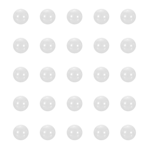 25pcs Ceramic Bearing Balls 3.175mm 1/8" ZrO2 Zirconium Oxide Solid Ball G5 Precision Balls, White