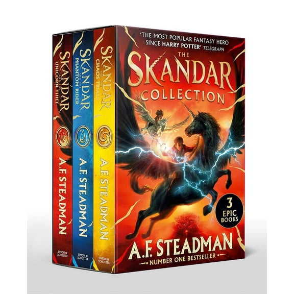 The Skandar Collection Series By A.F. Steadman 3 Books Box Set - Ages 9-12 - Paperback