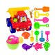 thumbnail image 1 of Children's Beach Play Set 14PC Sand Toys Made of Safe Plastic for Creative Fun, 1 of 5