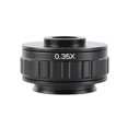 thumbnail image 1 of C Mount Adapters Lens 0.35X CCD for Trinocular Stereo Microscope Camera 38MM Interface Increased Fie, 1 of 5
