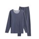 thumbnail image 1 of Qarigey Conjunto de ropa interior térmica para hombre, capa base gruesa, vestido cálido, ropa de invierno colorida ajustada pura, pintura interior conjuntos de ropa Azul oscuro&amp;gt;L NO11 Qarigey AP013689-11, 1 of 6